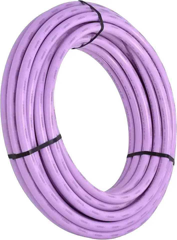1 Inch x 300 Feet Purple PEX Pipe, Reclaimed Water Flexible Water Tubing, Plumbing Fittings, U880P300