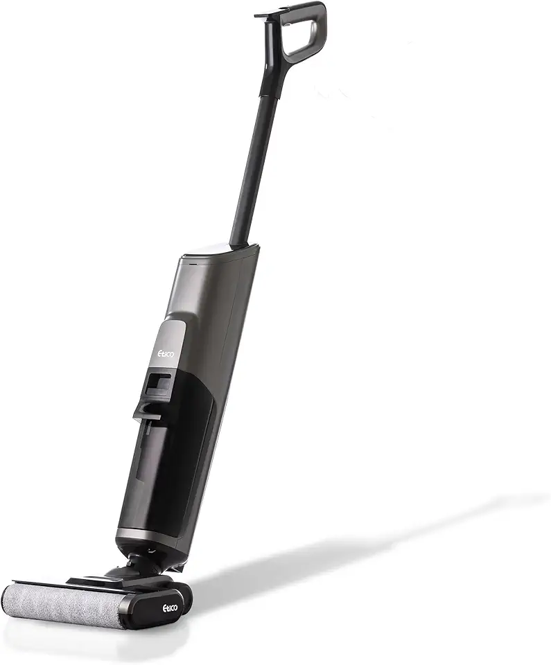 Etico ET5 All-in-one Cordless Wet Dry Vacuum Cleaner and Mop, Electrolyzed Water Cleaning for Hard Floor, 45mins Run Time, Self-Cleaning, LCD Touch Screen