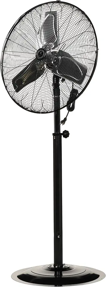Corporation CACU24-PO Oscillating Commercial Pedestal Fan, 24