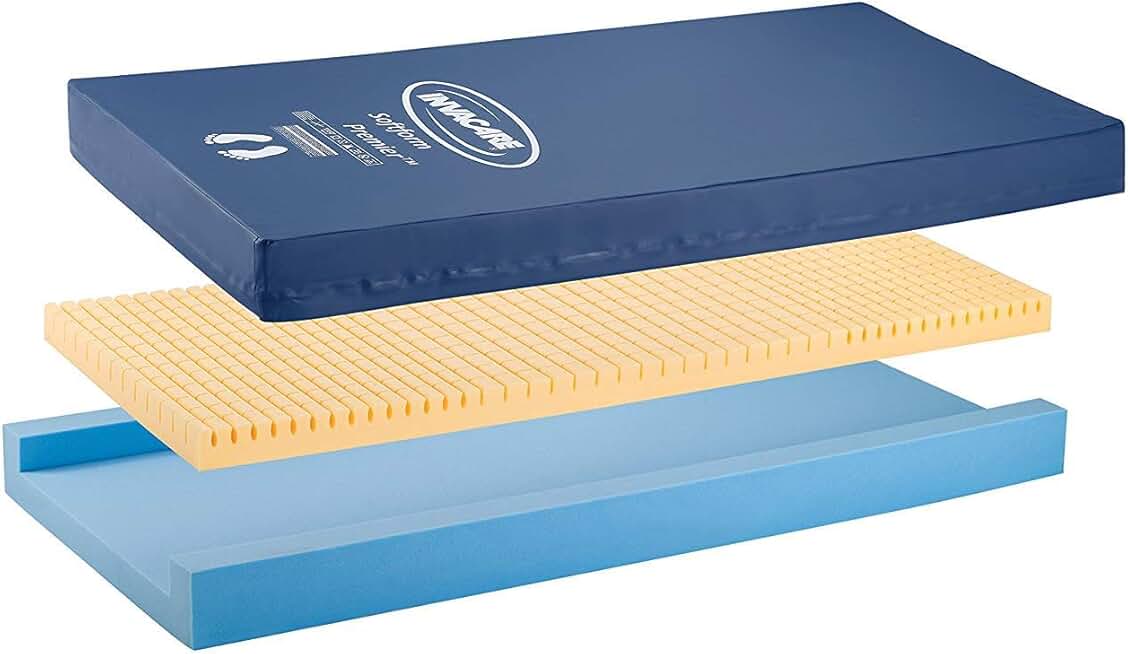 Invacare Softform Premier Hospital Bed Mattress, 36