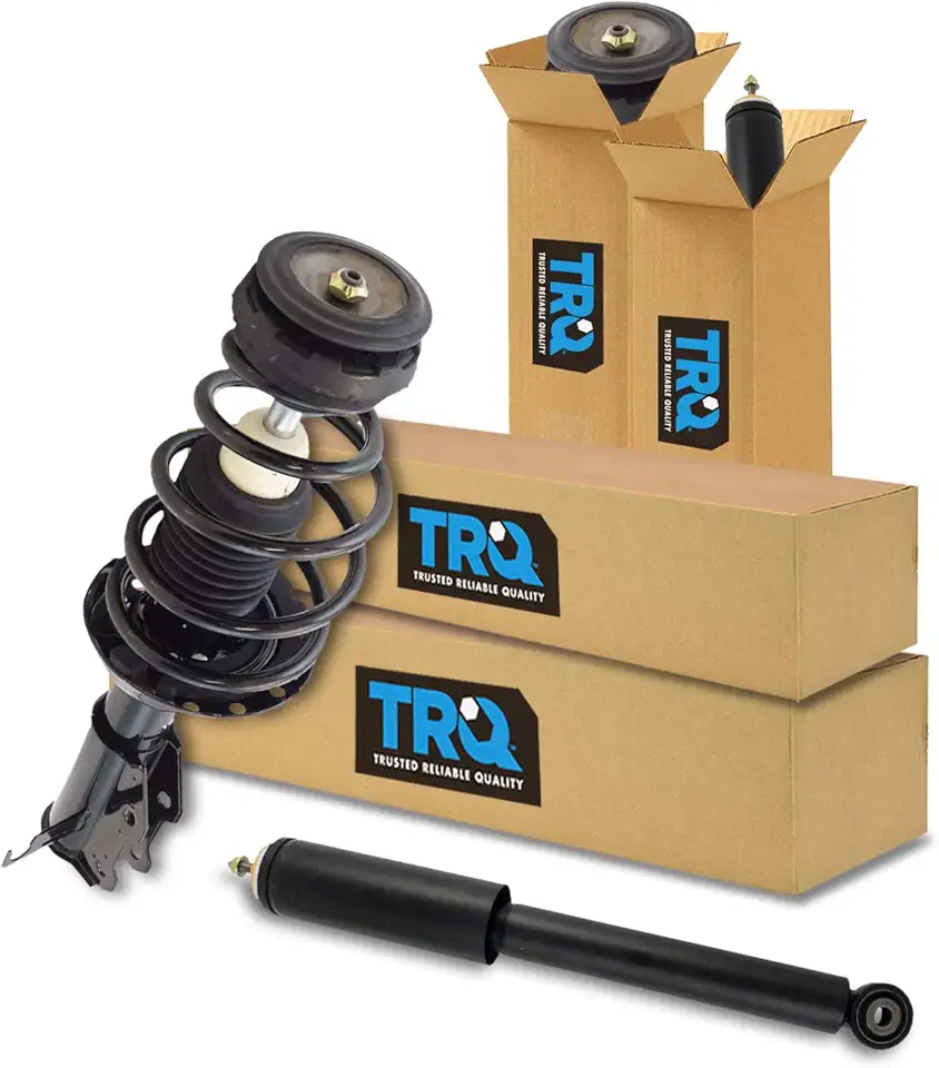 TRQ 4 Piece Front & Rear Strut & Spring Shock Absorber Kit Set for 2013 Chevy Malibu