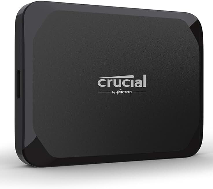 Crucial X9 4TB Portable SSD - Up to 1050MB/s Read - PC and Mac, Lightweight and Small with 3-Month Mylio Photos+ Offer - USB 3.2 External Solid State Drive - CT4000X9SSD902