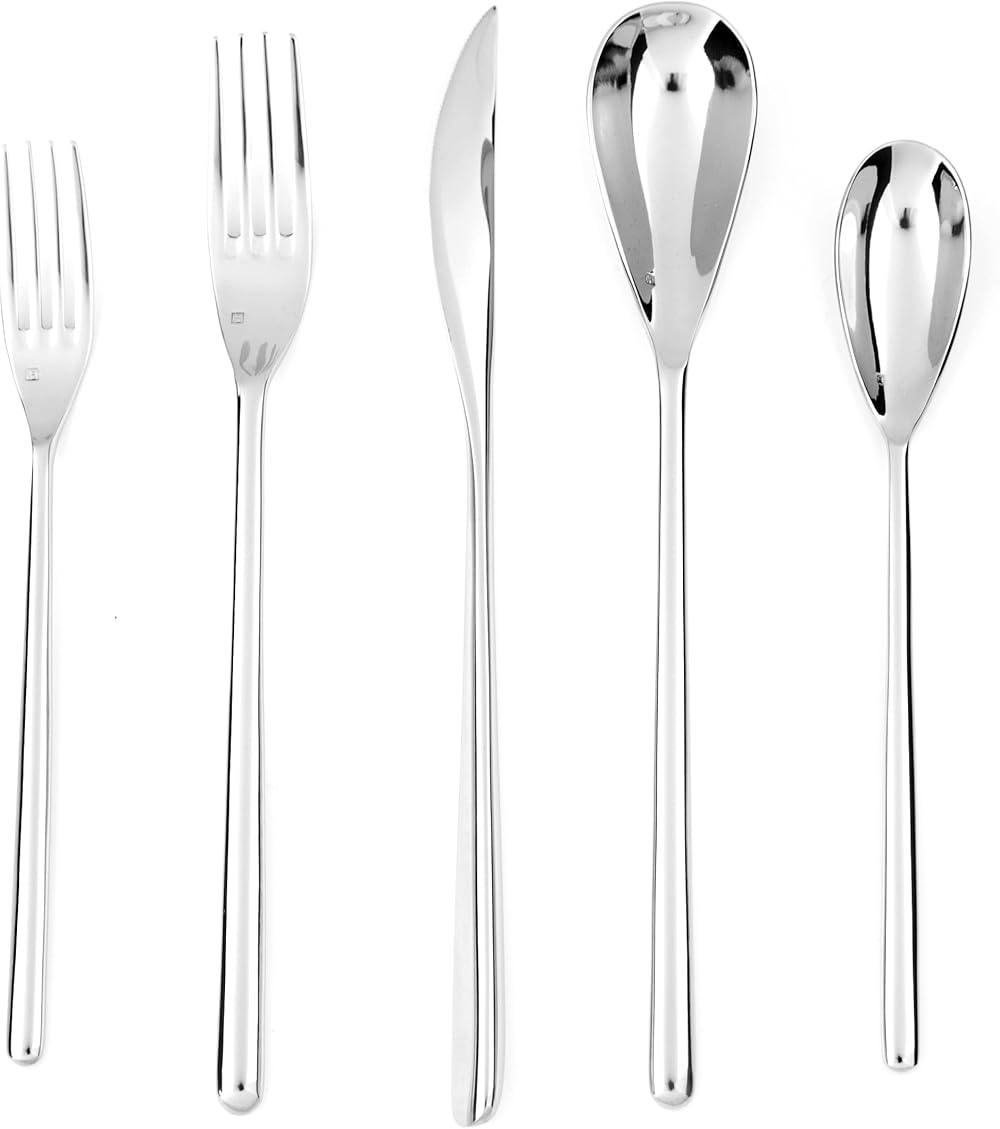 Fortessa Arezzo 18/10 Stainless Steel Set da Portata, Acciaio Inox