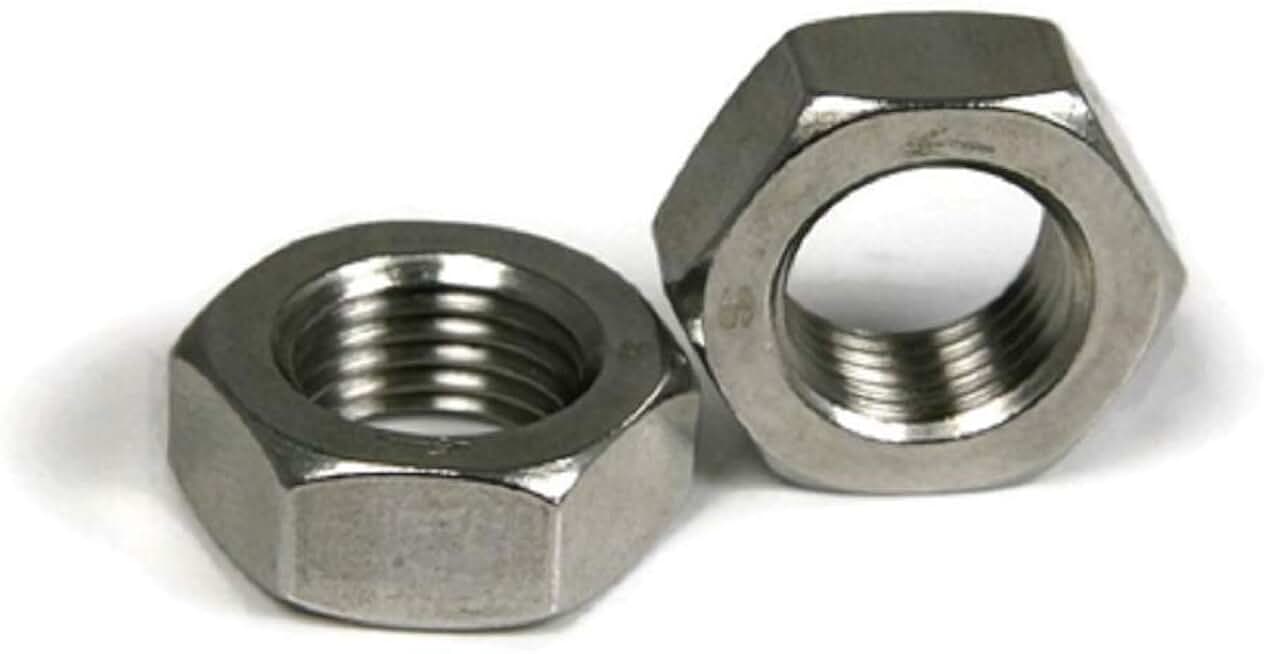 Left Hand Jam Nuts 304 Stainless Steel 3/4