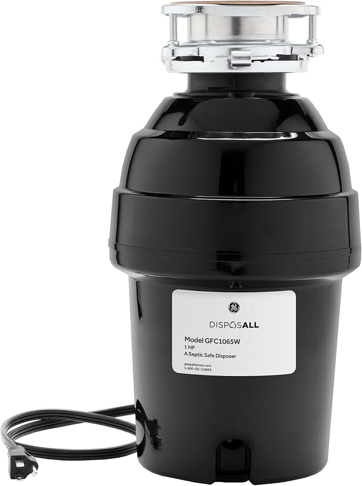 GE GFC1065W Disposer, Black