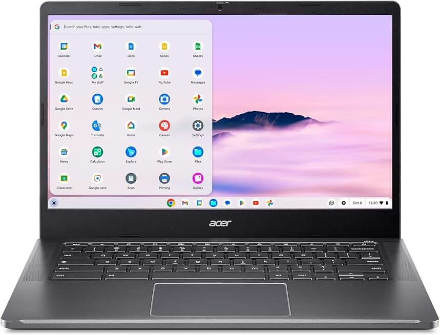 acer Chromebook Plus 514 Laptop with Google AI – 14