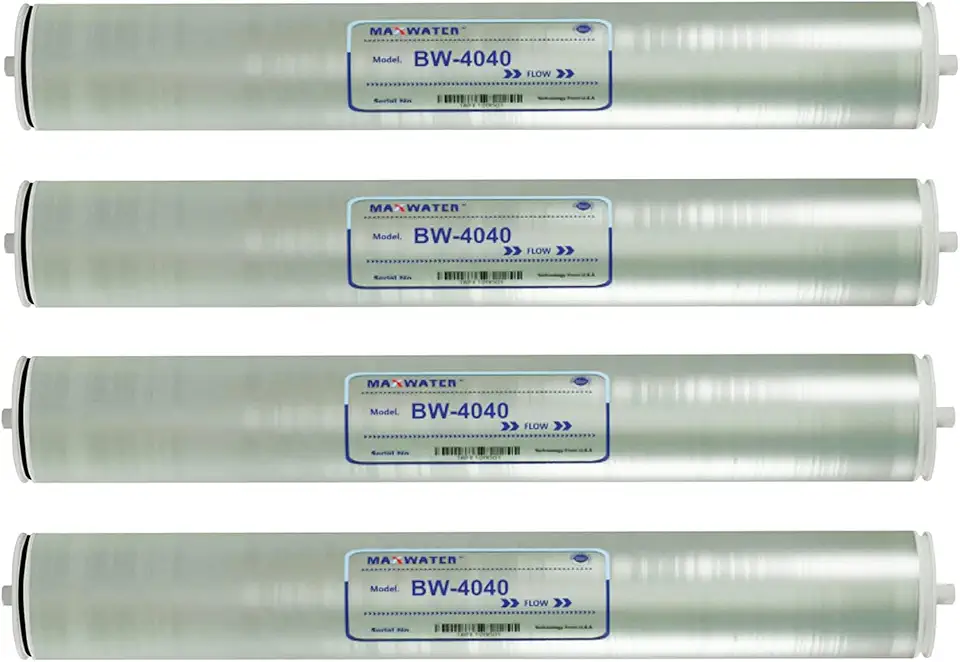 Max Water Brackish Water RO Membrane Element-BW-4040 2400 GPD, Commercial Reverse Osmosis size 4