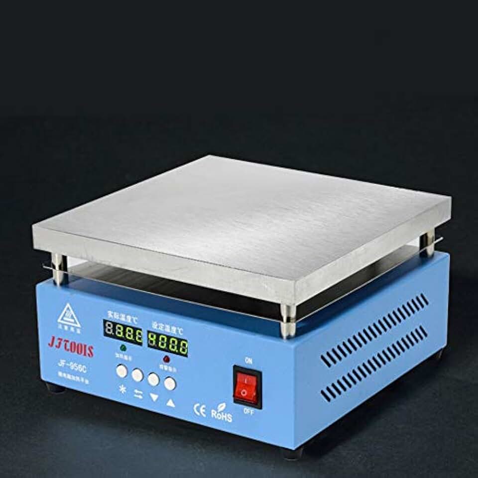 Soldering JF-956C Heating Platform Preheating Station Screen Repair Special Heating Units 220V Mobile maintenance tools - (Plug Type: UK)