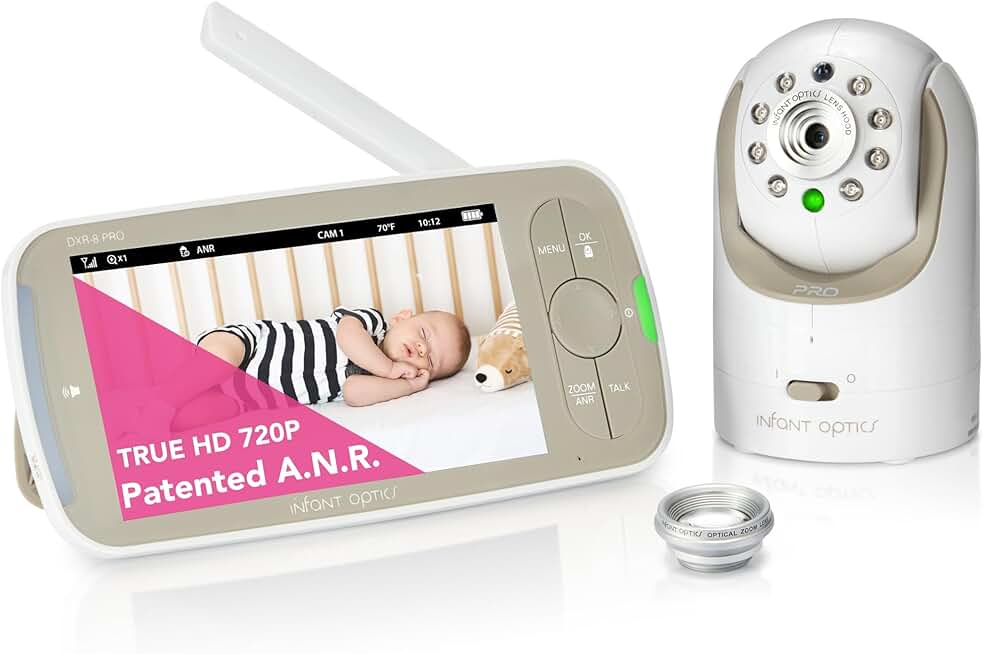 Infant Optics DXR-8 PRO Video Baby Monitor, 720P HD Resolution 5