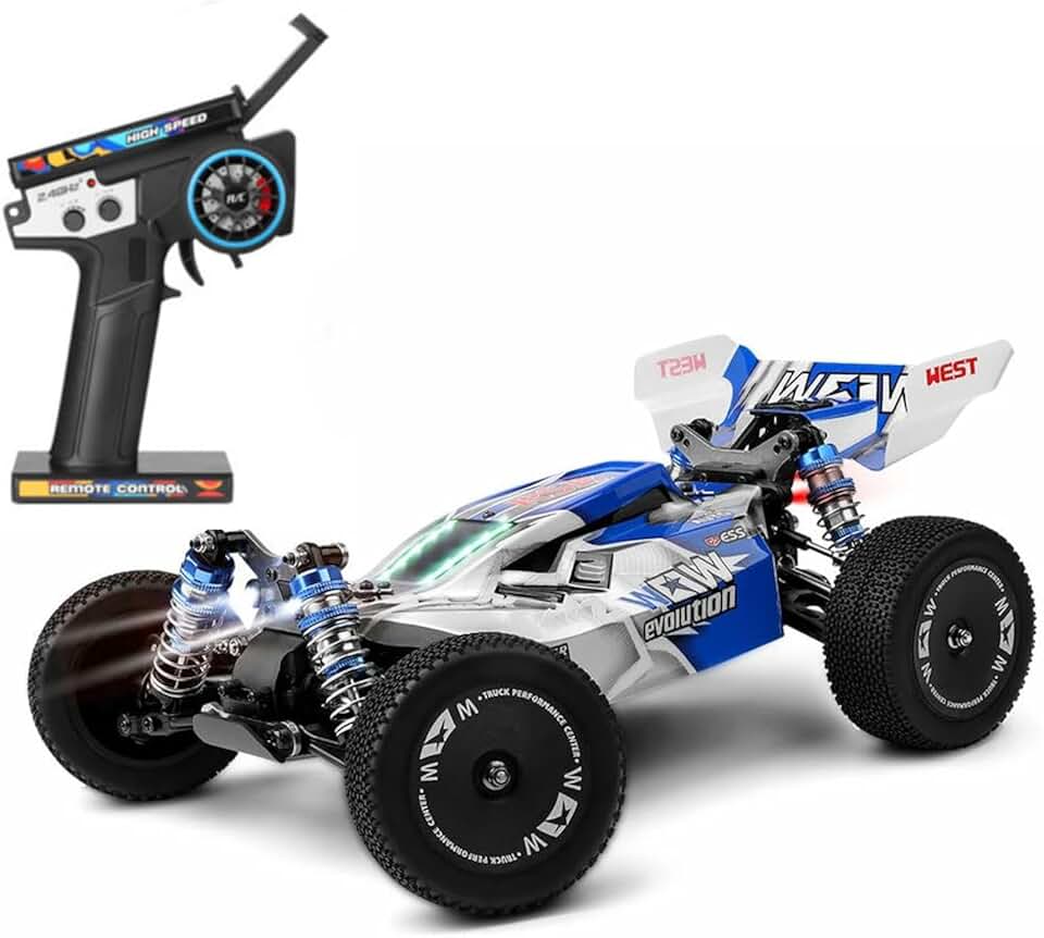 RC Drift Car for Adults 1/14 Remote Control Car 65km/h Fast Hobby Grade Racing Car ATV 4 Wheeler 2.4G Full Proportional 4WD Rock Crawler Off-Road Climbing RC Vehicle Models Toys