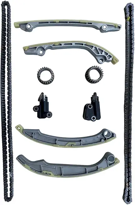 13024-7S010 13021-7S000 KB-37 VK56-VD Timing Chain Kit Compatible with Nissan Armada Pathfinder Compatible with Titan Patrol Compatible with Infiniti QX56 5.6L