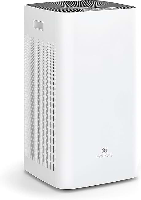 Medify MA-112 Air Purifier with True HEPA H13 Filter | 4,455 ft² Coverage in 1hr for Smoke, Wildfires, Odors, Pollen, Pets | Quiet 99.9% Removal to 0.1 Microns | White, 1-Pack