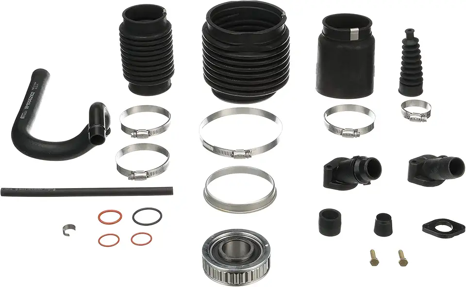Quicksilver 8M0095485 Stern Drive Transom Seal Repair Kit for MerCruiser Bravo and Blackhawk Stern Drives with Exhaust Bellows