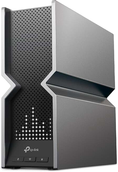 TP-Link Tri-Band BE19000 WiFi 7 Router (Archer BE800) | 12-Stream 19 Gbps | 2 × 10G + 4 × 2.5G Ports | LED Screen | 8 High-Performance Antennas | VPN, Easy Mesh, 4×4 MU-MIMO, HomeShield, Private IoT