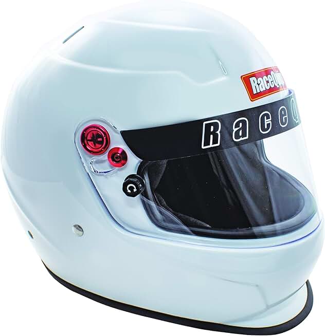 RaceQuip Full Face Helmet PRO20 Series Snell SA2020 Rated Gloss White Large 276115