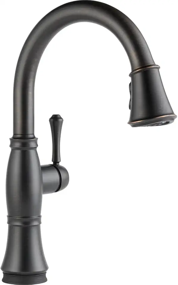 Delta Faucet Cassidy Touch Kitchen Faucet, Oil Rubbed Bronze Kitchen Faucets with Pull Down Sprayer, Kitchen Sink Faucet, Faucet for Kitchen Sink, Touch2O Technology, Venetian Bronze 9197T-RB-DST