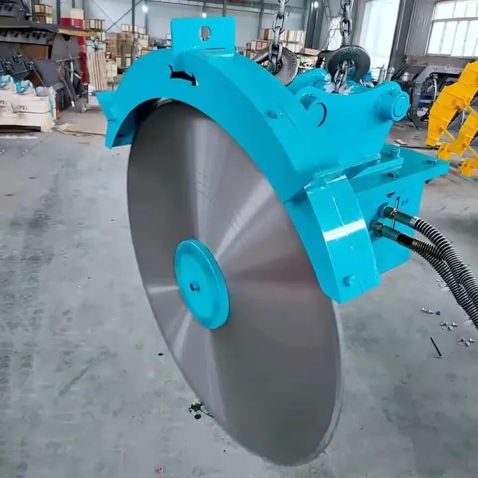 20-35ton Excavator Hydraulic Cutting Granite Rock Saw Mine Tunnel ...