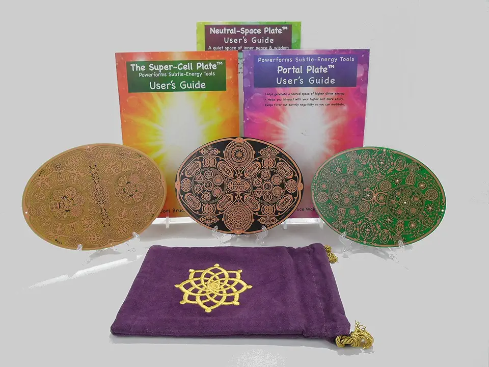 Gifts for The Spiritual Person, Powerforms 3, Neutral Space, Portal, Super Cell, and Velvet Carry Bag