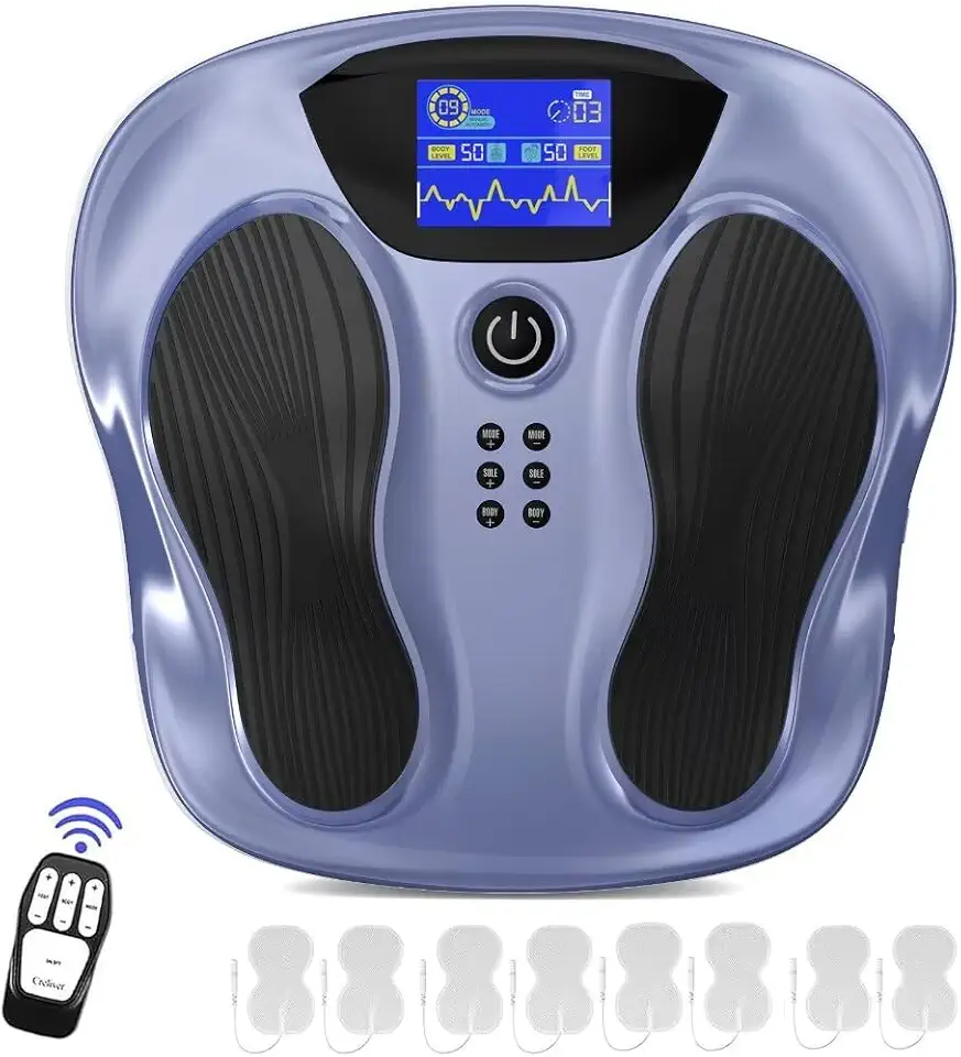 Creliver Pro EMS Foot Massager for Neuropathy and Circulation – FSA or HSA Eligible Leg Nerve Muscle Stimulator – Effective Relief for Foot & Body Pain – Tens Unit Muscle Stimulator
