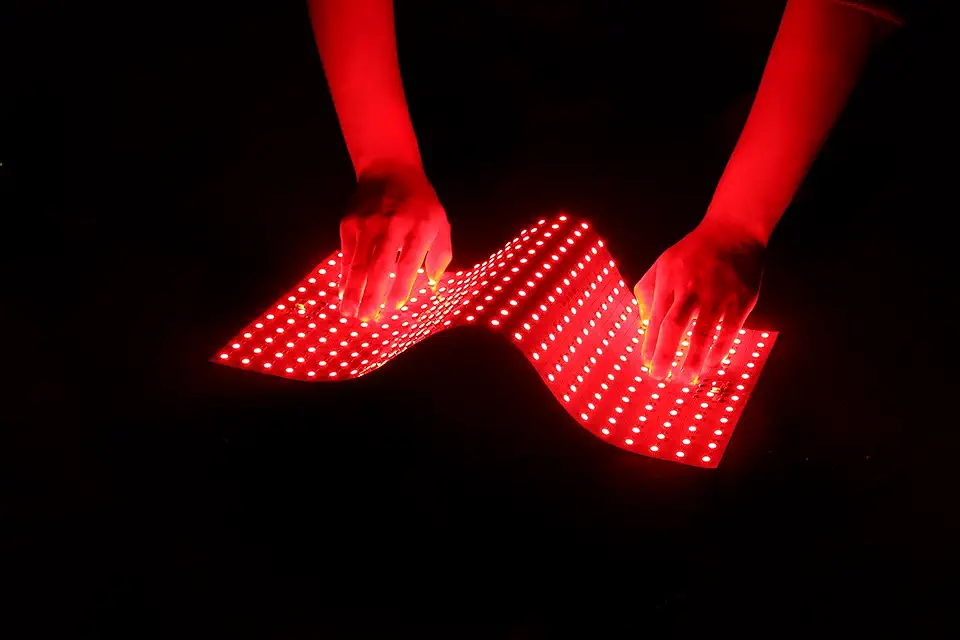 4PCS Soft LED Backlight Sheet 45W RGB Panel Backlit Flexible cuttable 19X9.5 inch for Translucent countertop Indoor