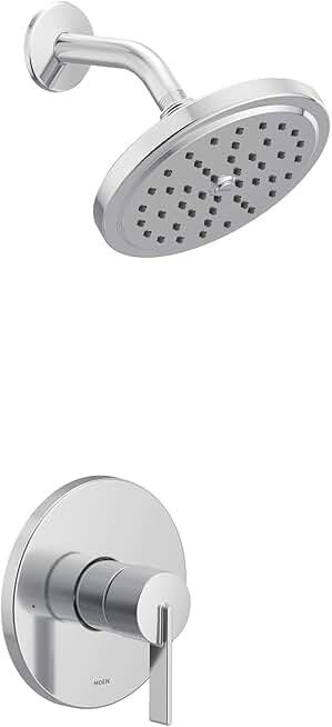 Moen UT2262EP CIA Collection M-CORE 2-Series Eco Performance 1-Handle Shower Trim Kit, Valve Required, Chrome