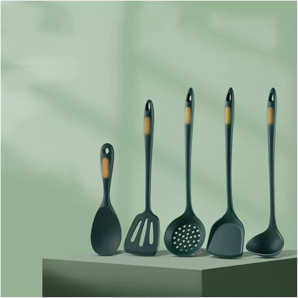 CSCDD Kitchen Utensils Set, for Non-Stick Pan Kitchen Tool Ladle and Wok Spatulas