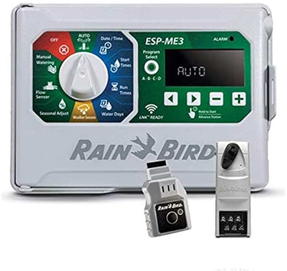 Rain-Bird Controller Indoor Outdoor Lawn Irrigation Sprinkler Timer ESPME3 (+ WiFi + 1 Module)