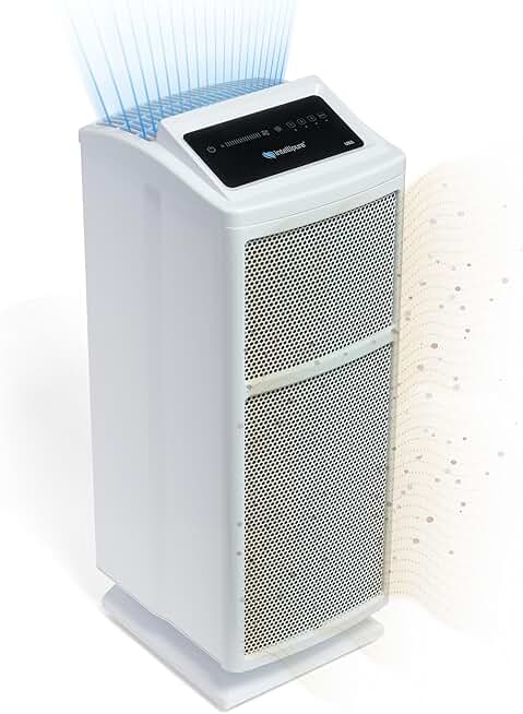 Ultrafine 468 Air Purifier - White | Ideal for Medium or Large Spaces Up to 1,200 Square Feet