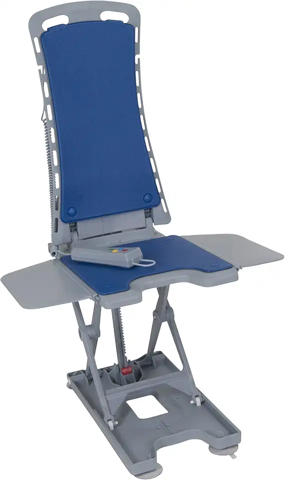Drive Medical 477150312 Whisper Bath Lift Chair, Blue