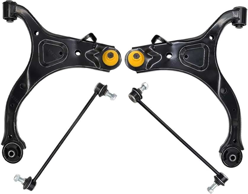 Front Lower Pair Control Arm Sway Bar Link 4pcs Kit Compatible with Hyundai Santa Fe Compatible with KIA Sorento 2007-2012 2013