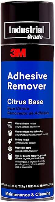 3M ABRASIVE 021200-49048 Citrus Base Adh Remover24 Fl. Oz. 6041 (Price is for 6 Can/Case)