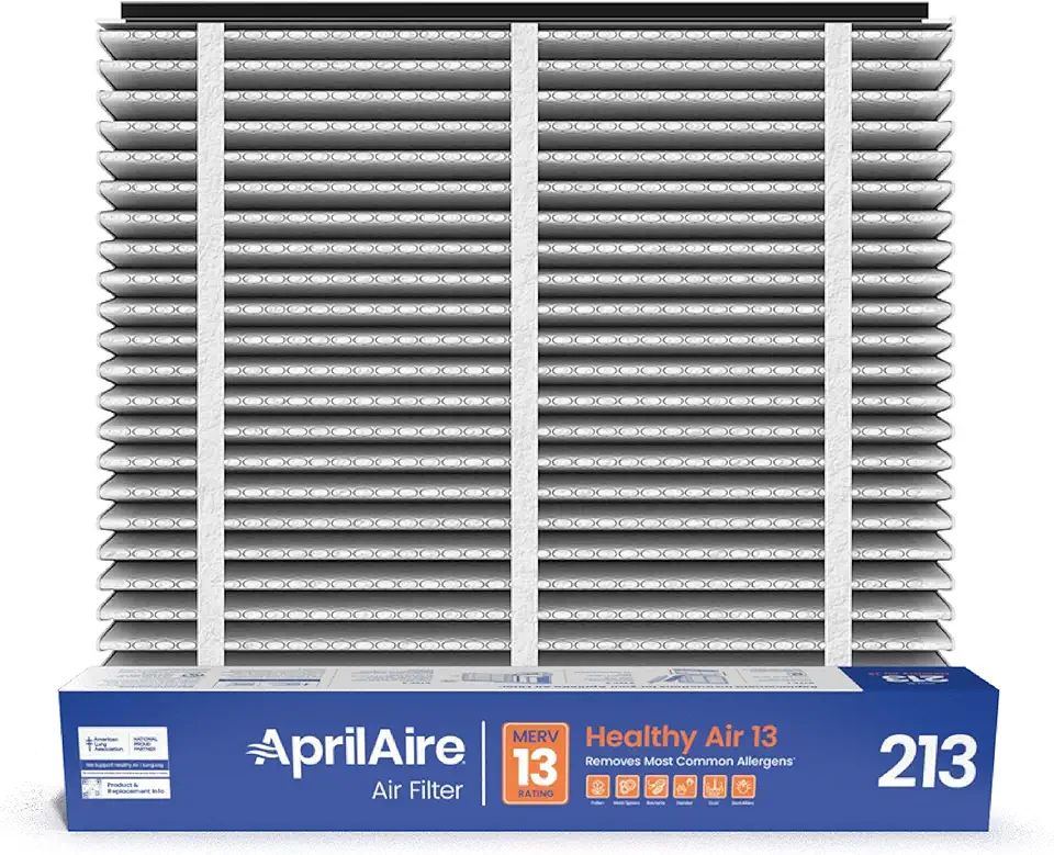AprilAire 213 Replacement Filter for AprilAire Whole House Air Purifiers - MERV 13, Healthy Home Allergy, 20x25x4 Air Filter (Pack of 8)