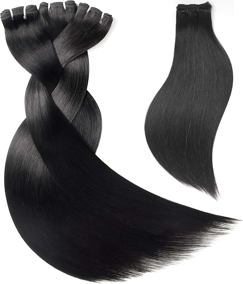 TRIIPPY (20 22 24 24 Inches) Raw Human Hair 4 Bundles,Triple Lifespan Than Regular Virgin Hair No.1 Sales Of Raw Hair Bundles Keep Bone Straight And Silky After Multiple Washes 100% Cambodian Raw Hair