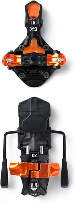 ION 10 Backcountry Ski Bindings, Step-in Guidance, Lower Release Range, QuickFlick Heel Lifts, User Friendly Heel Rotation, Pair 2024