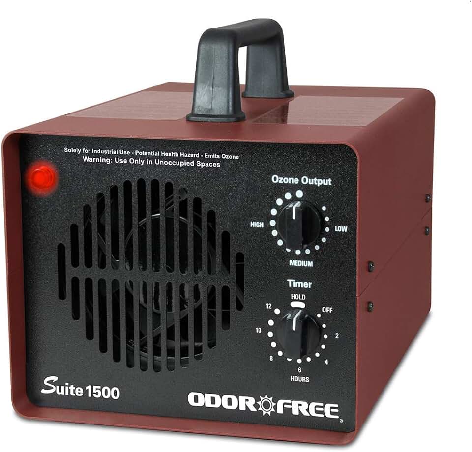 Suite 1500 Ozone Machine Odor Removal for Eliminating Smells from Small Apartments, Hotels, Vehicles and Boats - Ozone Generator