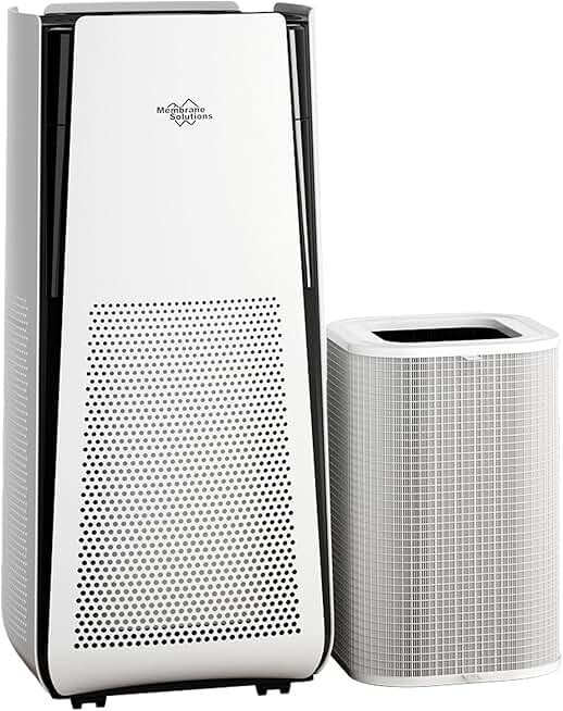 MS601 Air Purifiers for Home Large Room up to 3027 Ft² in 1 Hr With Smart WiFi & Alexa, H13 True HEPA Filter Air Purifier for Bedroom 21db Quite, Removes Pet Dander Odors Mold Allergies Dust Pollen