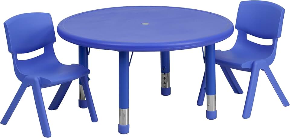 Flash Furniture 33RD Blue Activity Table Set, 33