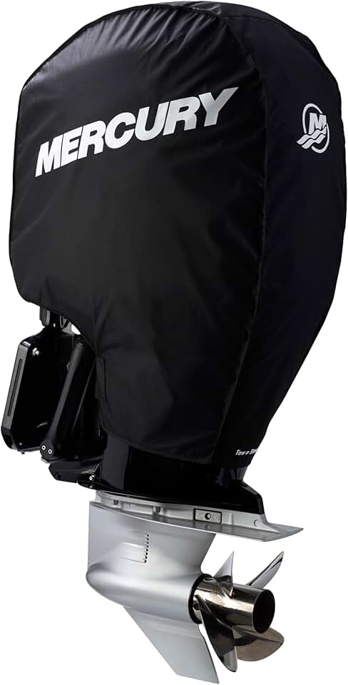 Mercury Marine Tow N Stow Outboard Cover 225-400hp Verado, Black