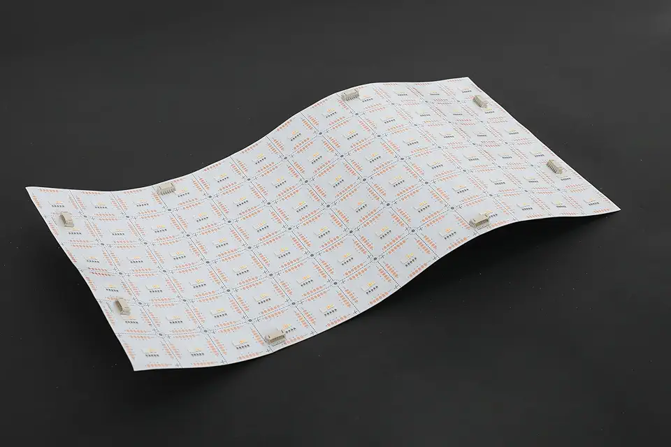 4PCS Soft LED Backlight Sheet 75W RGB+CCT Backlit Flexible cuttable19X9.5 inch for Translucent countertop Indoor