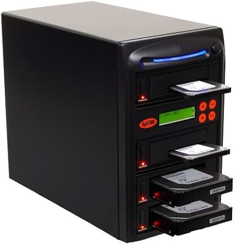 1:3 HDD/SSD Hard Drive Duplicator - 5.4GB/Min - Standalone Copier & Eraser/Sanitizer for Multiple SATA 3.5 Disk & 2.5 Solid State Drives - Copy Speeds of up to 90MB/Sec (SYS103HS-DP)