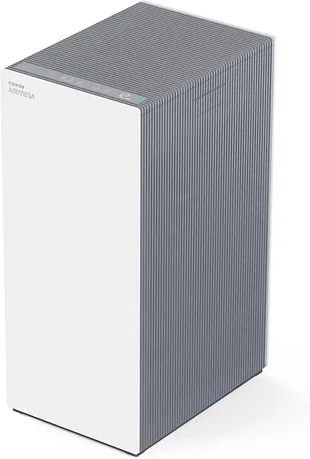 COWAY Air Purifiers for Large Room Whole Home Up to 4,253ft², 2 Sets of XL Washable Pre-Filters and True HEPA Filters for Dual Purification, PM1.0 AQI, Turbo Mode, Timer, Wheels, 5yr Warranty, ProX(W)