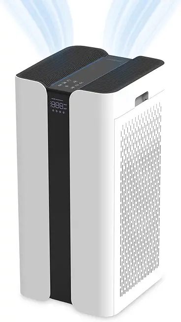 MOUNTO 600cfm Large Air Purifier for Whole Home, Pet Hair Purifier with HEPA Filter, Covers 3000sqft, Remove 99.97% Smoke, Pollen, VOCs - Commercial Air Cleaner for Office, Classroom, Large Room