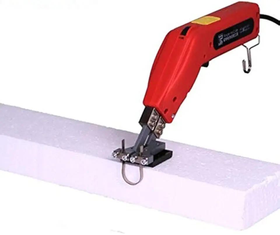 Soldering Small Groove Electric Hot Knife Foam Cutter Heat Wire Grooving Cutting Tool Foam Cutting Sponge Insulation KT Board Heated Knife - (Power: 150W, Color: Red, Plug Type: EU)