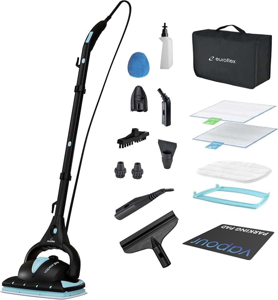Vapour Pro M4S Multipurpose Steam Cleaner & Mop with Ultra Dry Steam® Technology, Commercial Grade Cleaning Power & Safe for Hardwood Floors, Steams at 295℉ & 50 PSI
