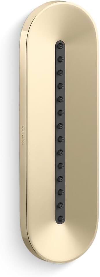 Kohler 26300-AF K-26300-AF Statement Oblong Vichy Body Spray, Vibrant French Gold