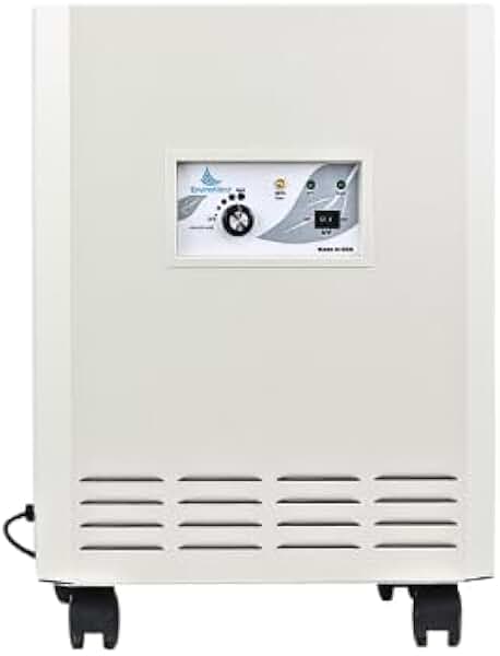 EnviroKlenz Air Purifier Plus, 1000 Sq Ft (White) | Maximum Coverage, Minimum Noise | Business and Home Air System | Air Purifier for Dust Control, Odors, Pet Dander, Allergens, Smoke, & More