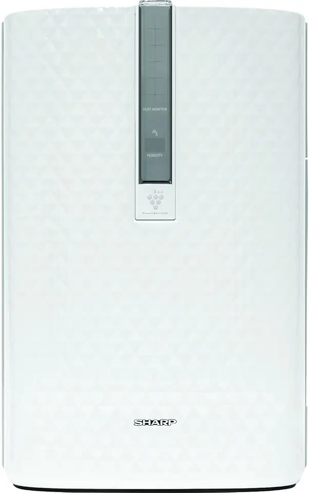 SHARP Air Purifier And Humidifier With Plasmacluster Ion Technology For Medium-Sized Rooms. Odor And True HEPA Filters For Dust, Smoke, Pollen, And Pet Dander May Last Up-To 5 years Each. KC850U.