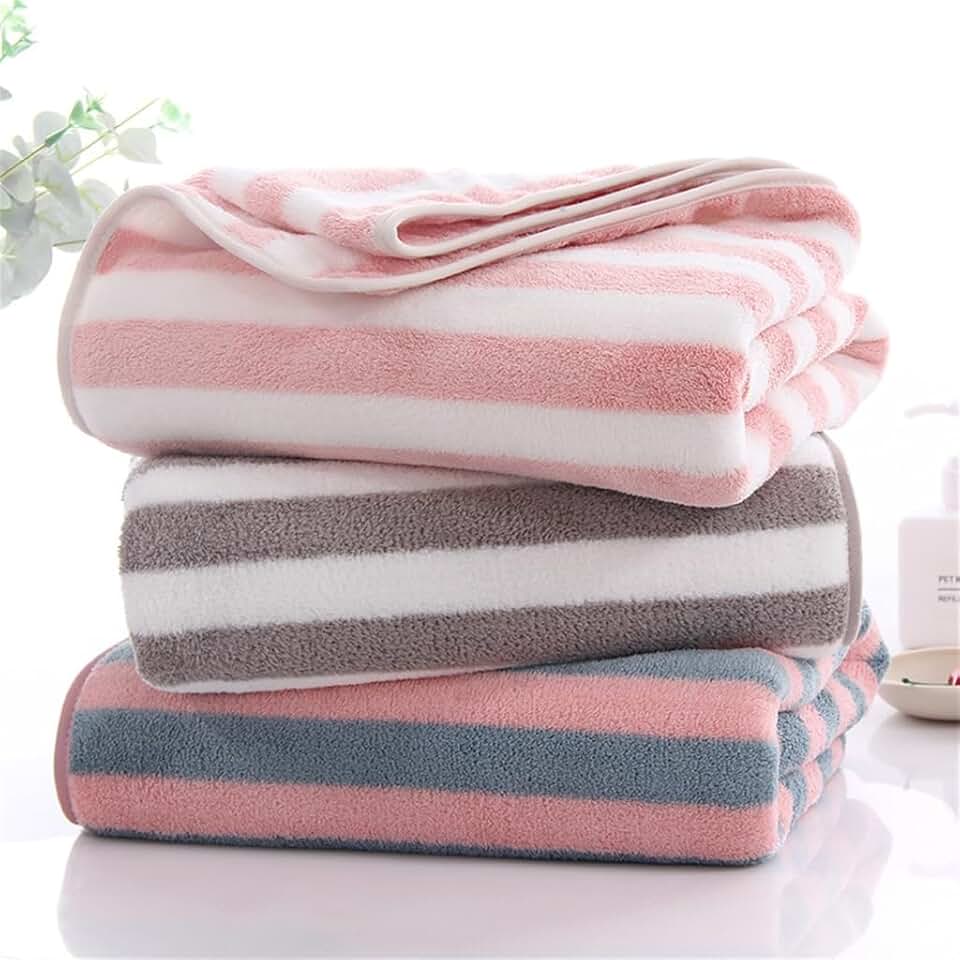 Men's & Women's Bath Towel Set Soft & Comfortable Coral Velvet Adult 70 * 140 Bath Towel