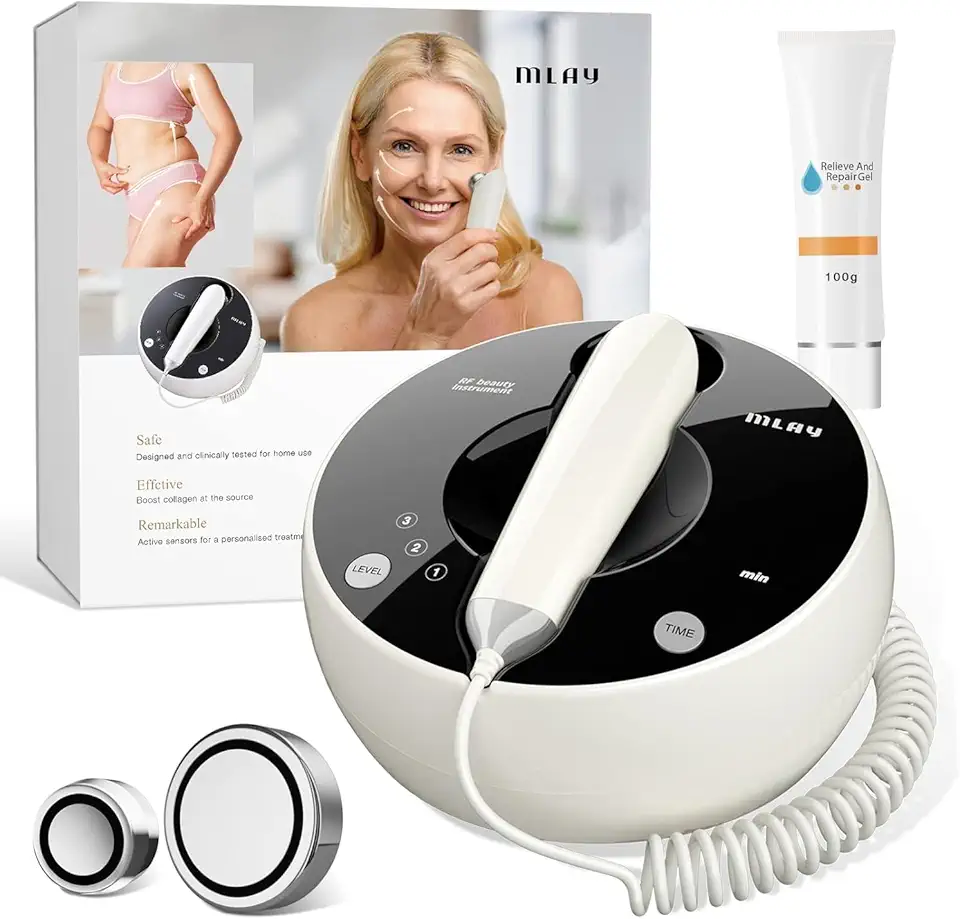 Radio Frequency Skin Tightening | Professional 25 Watts RF Facial | 50 Watts RF Body | Tightening | Lifting | Wrinkle Reduce