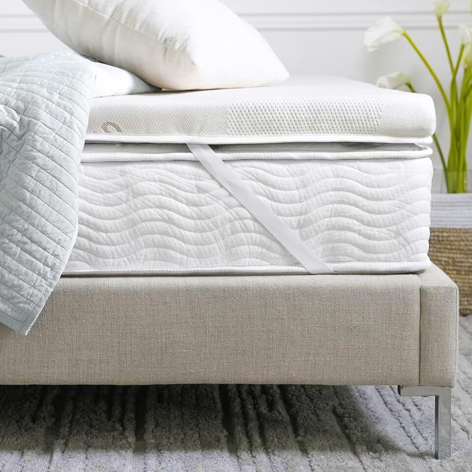 Saatva High-Density Foam Mattress Topper - 1.5” Layer of High-Density Foam - Contouring Comfort with Medium Firmness - Cal King